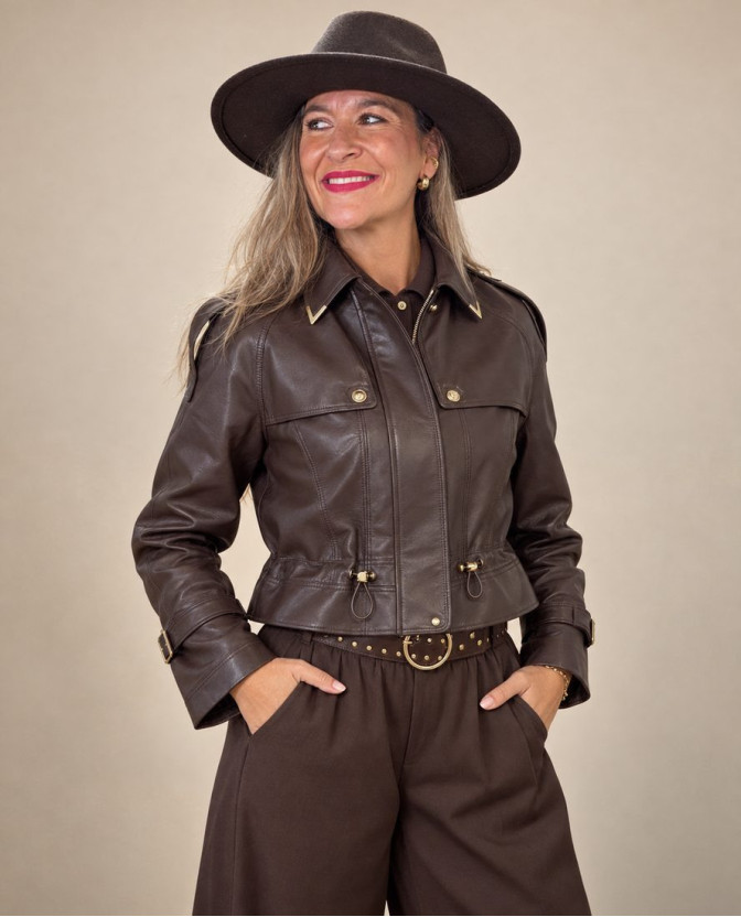 Chaqueta Selene Marron