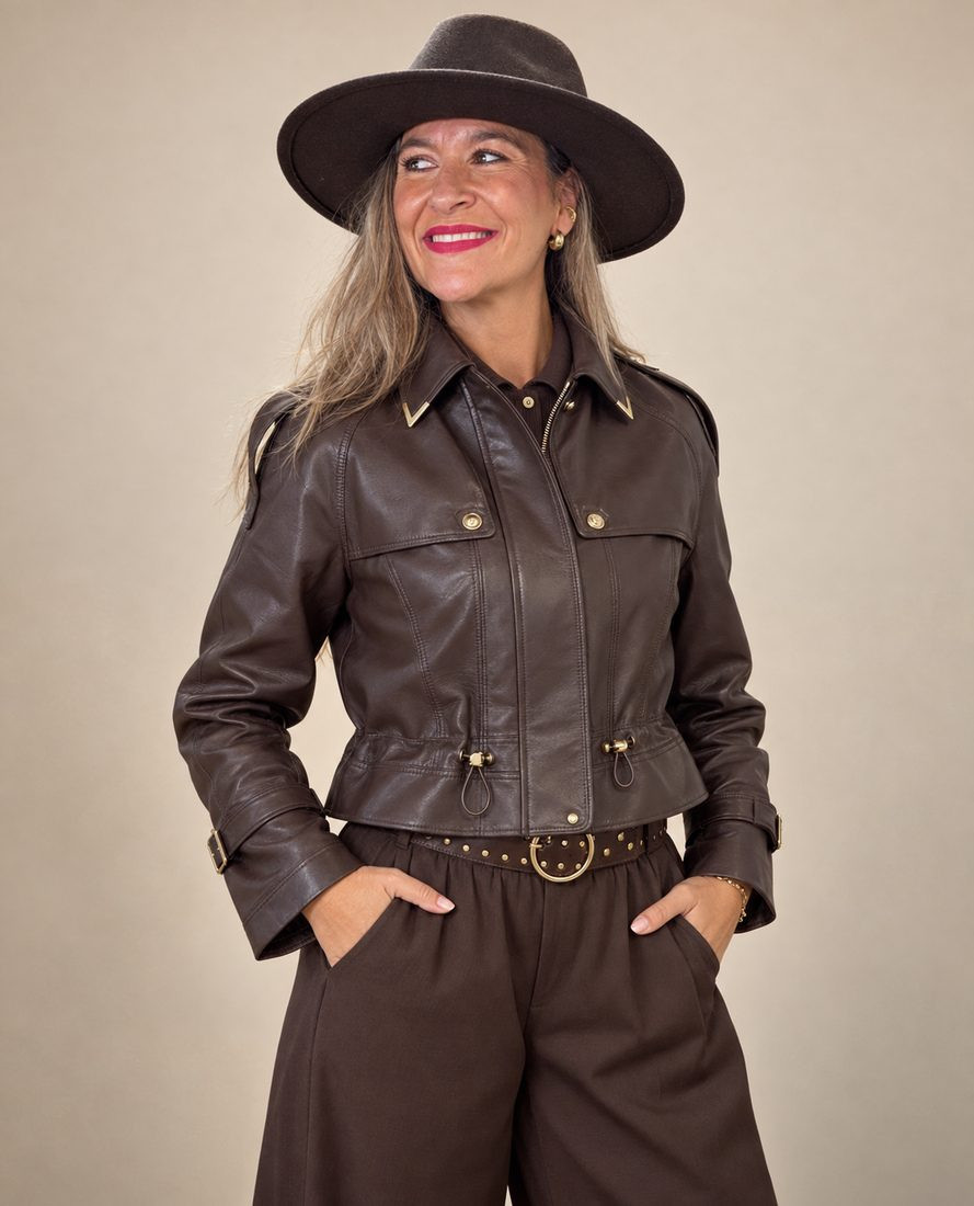 Chaqueta Selene Marron