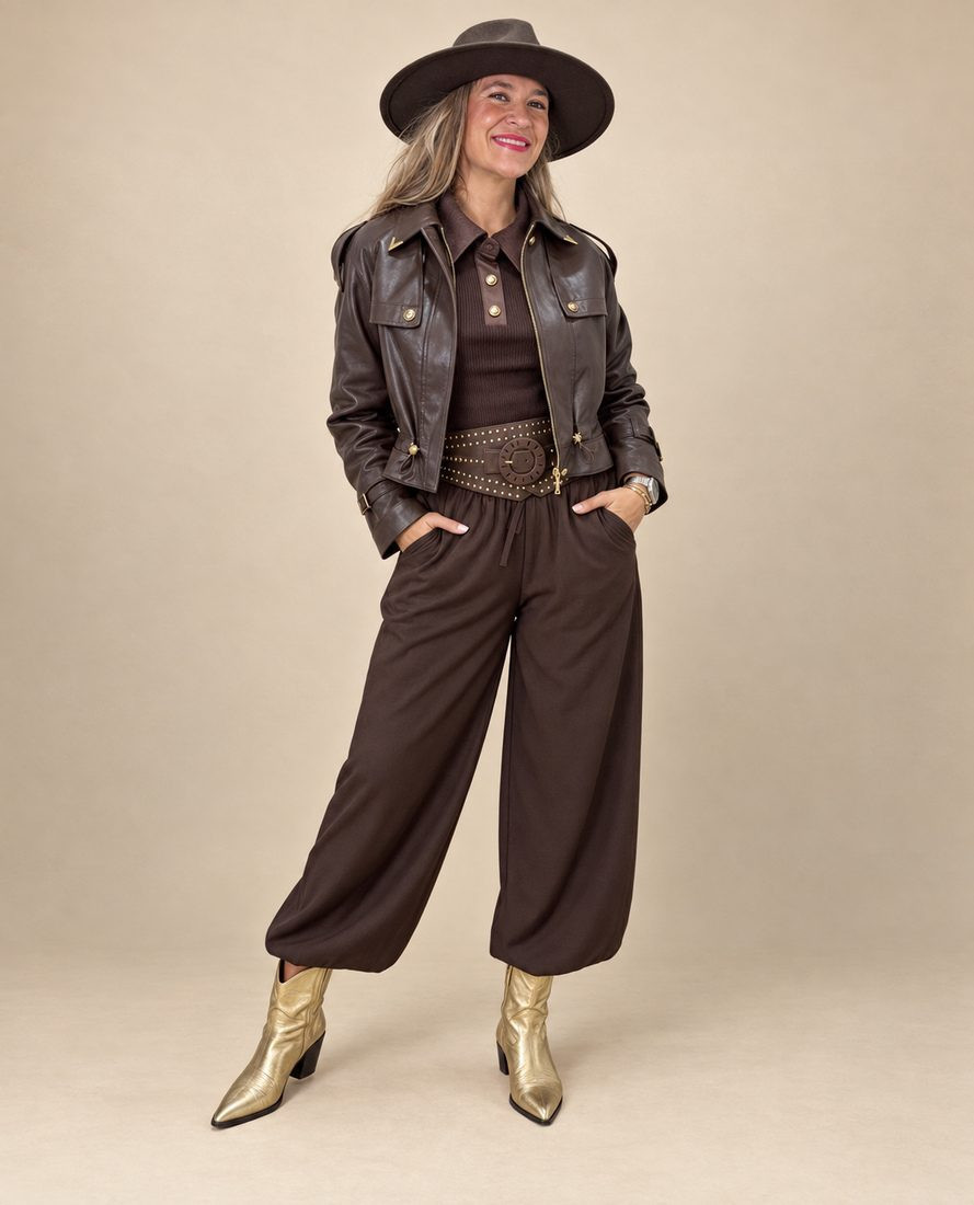 Chaqueta Selene Marron