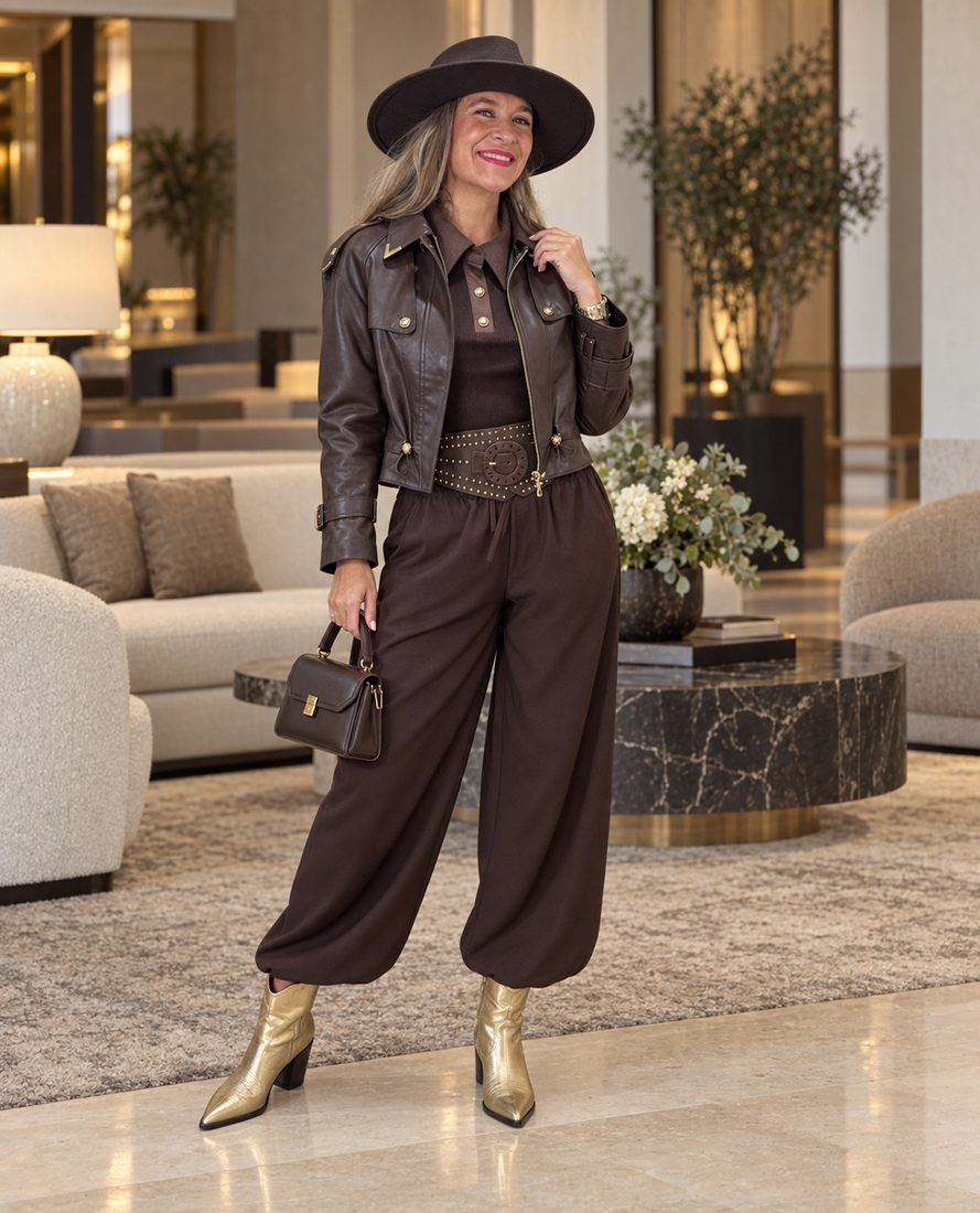 Chaqueta Selene Marron