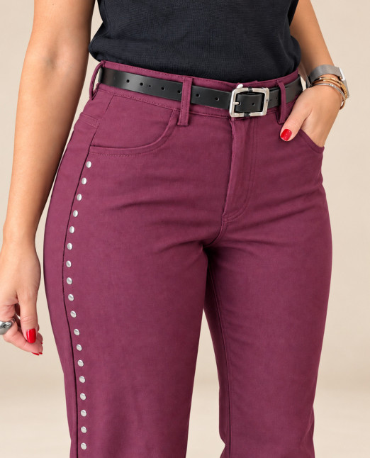 Pantalones Dalia Ciruela