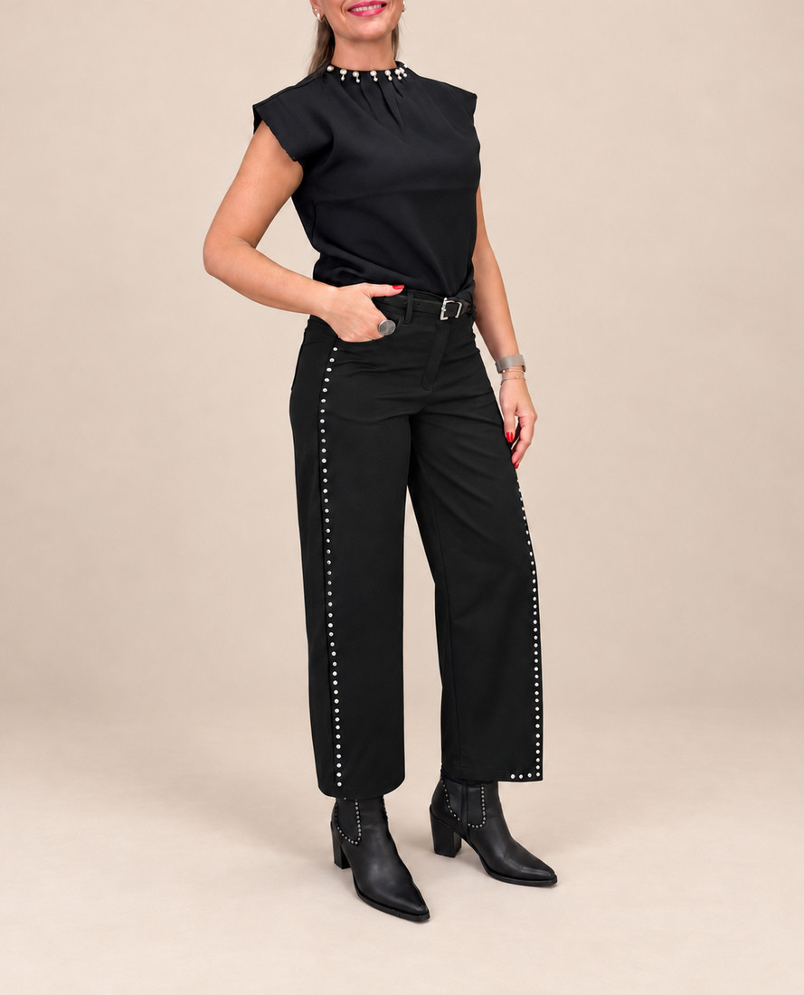 Pantalones Dalia Negro