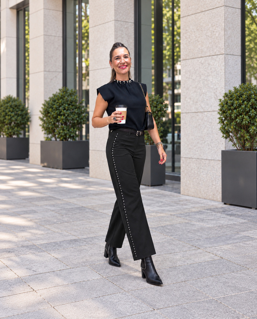 Pantalones Dalia Negro