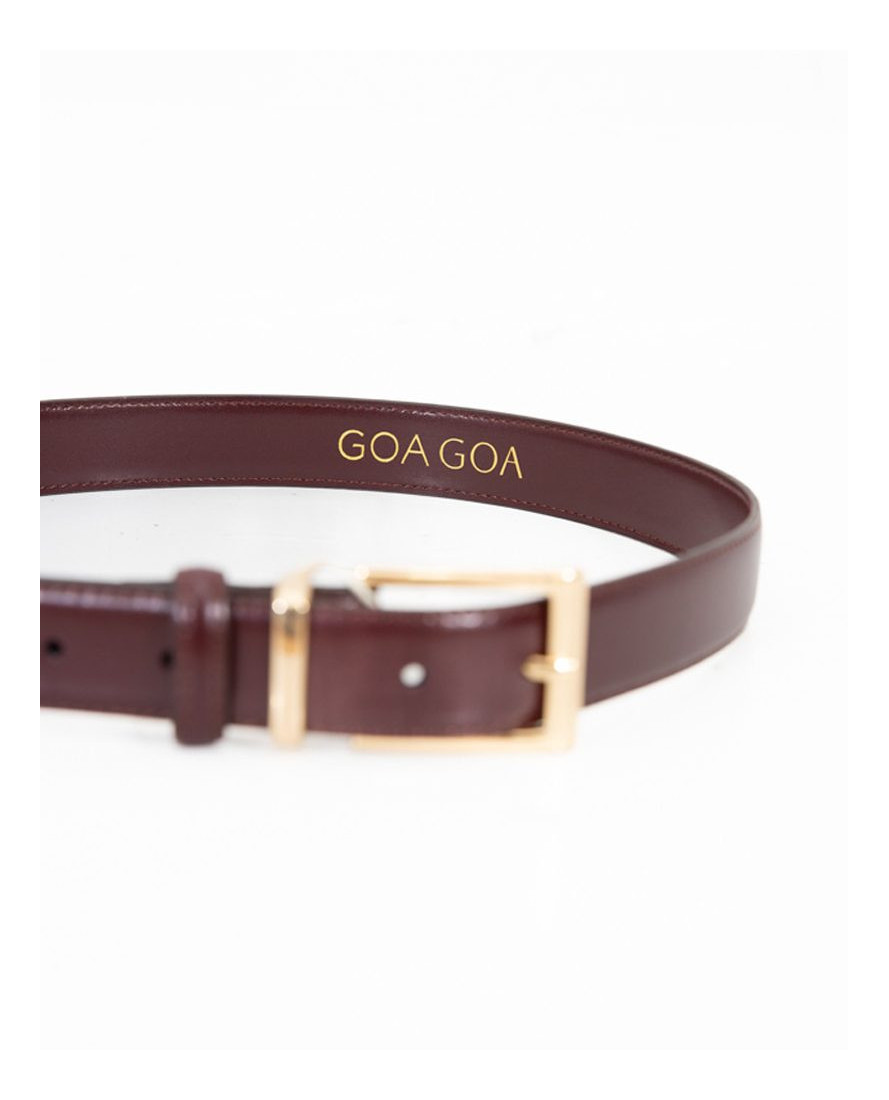 Cinturon Granate Gold GoaGoa