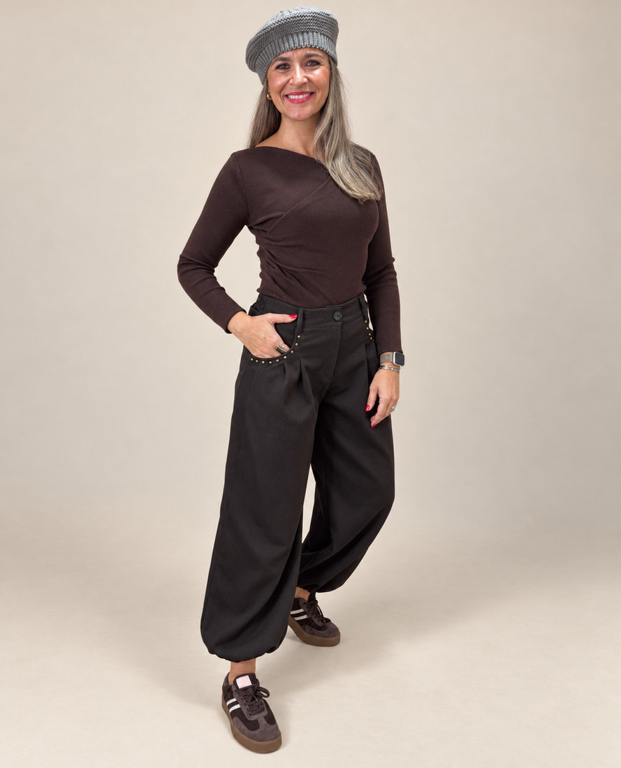 Pantalon Elora Chocolate