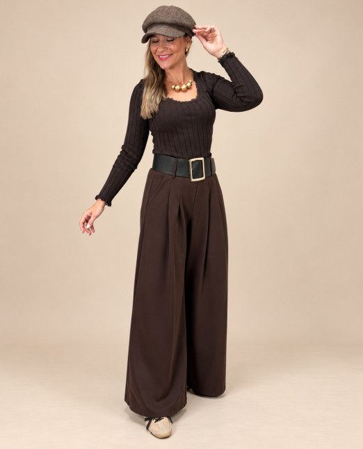 Pantalon Amara Chocolate