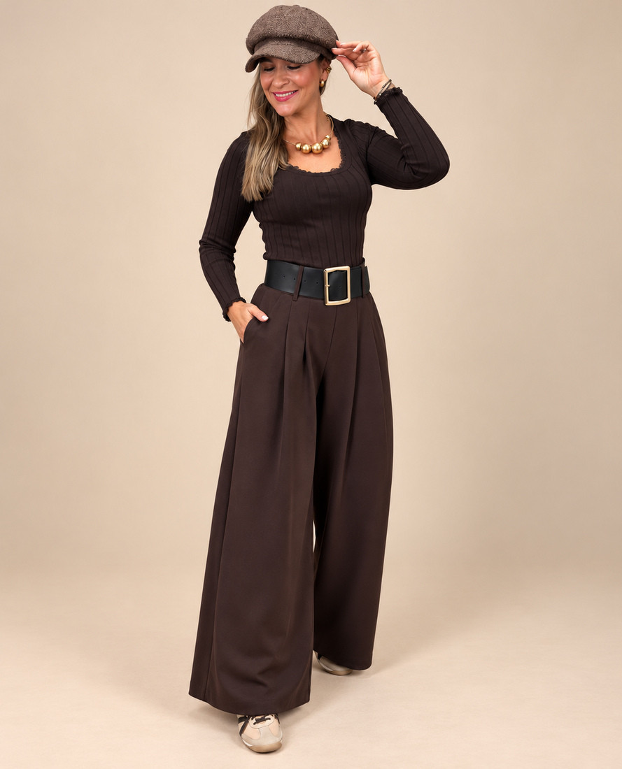 Pantalon Amara Chocolate