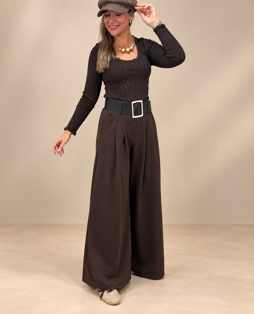Pantalon Amara Chocolate