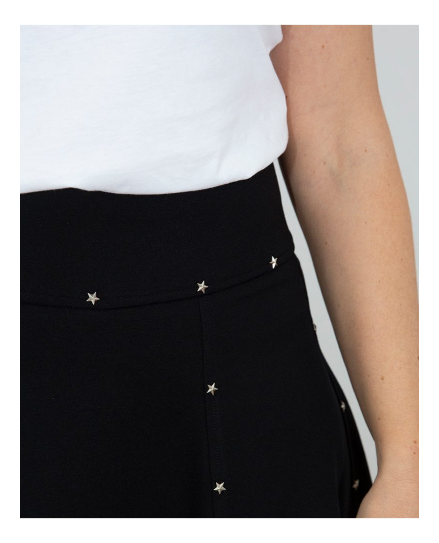 Falda Tachas Black