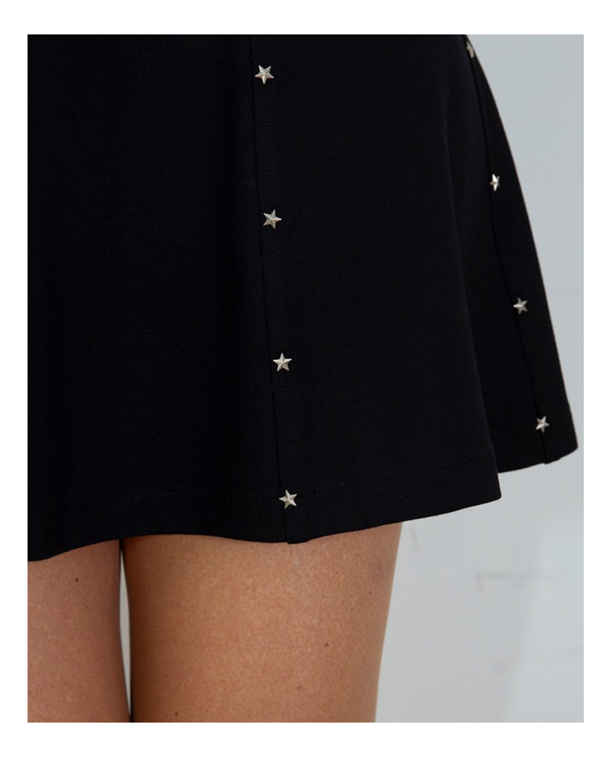 Falda Tachas Black