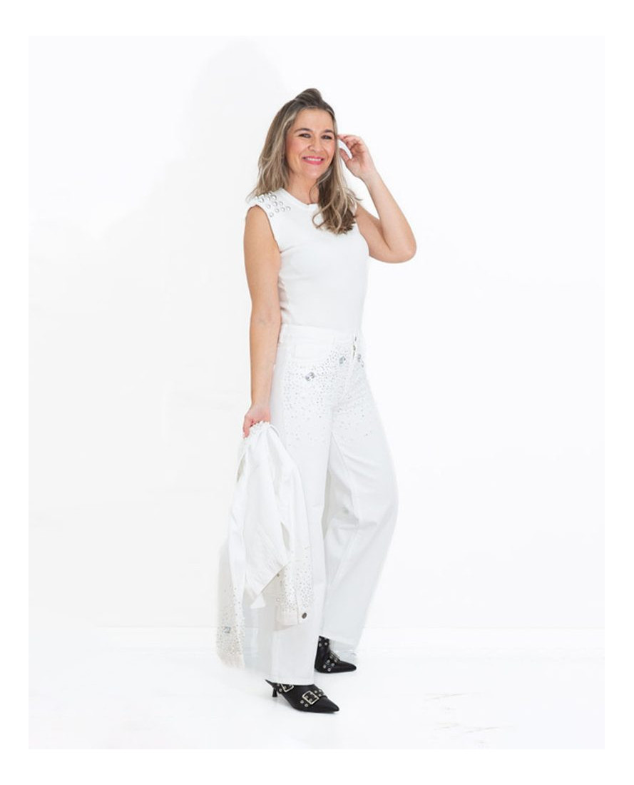 Pantalon White Trash&Luxury