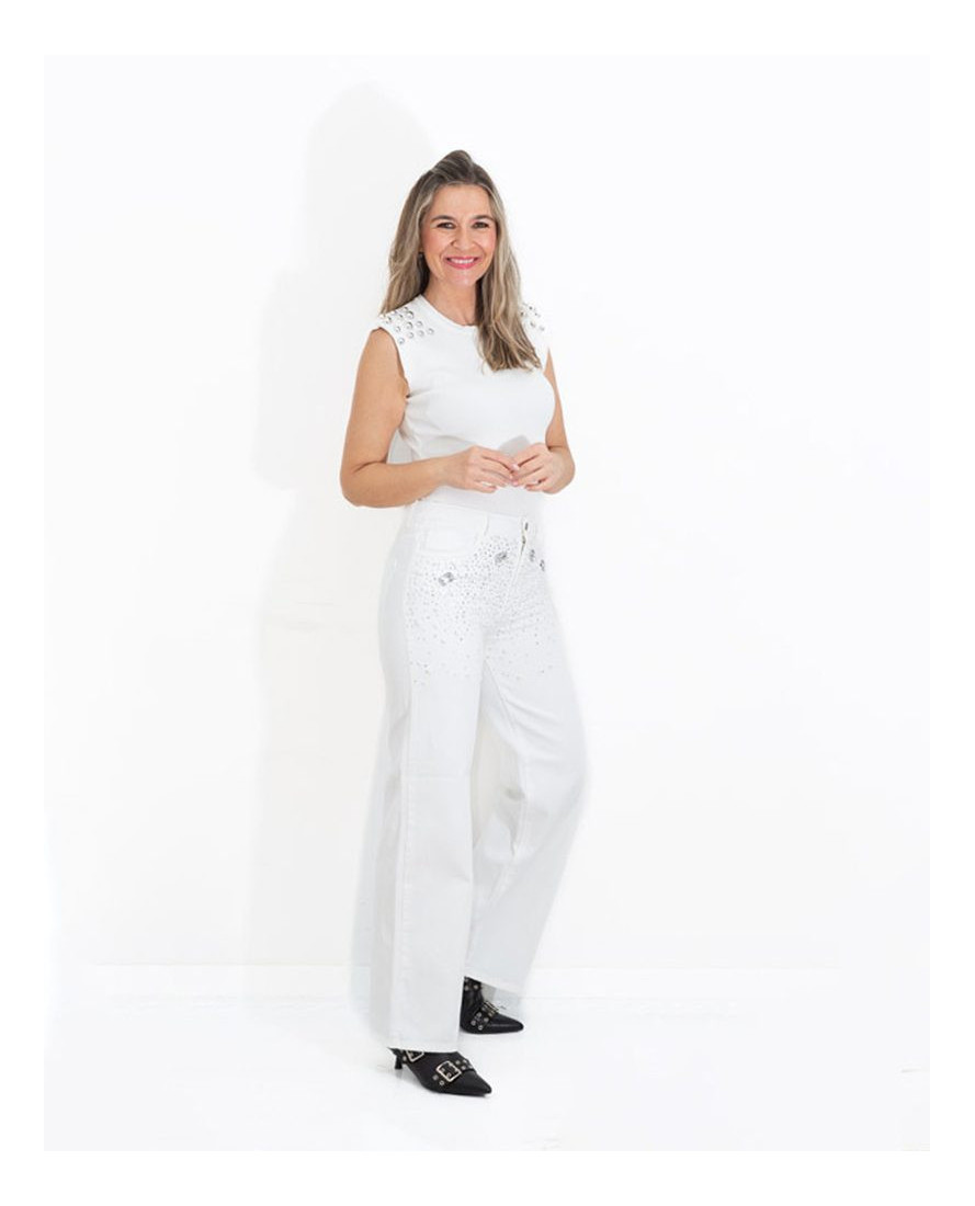 Pantalon White Trash&Luxury