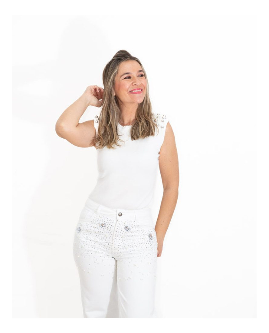 Pantalon White Trash&Luxury