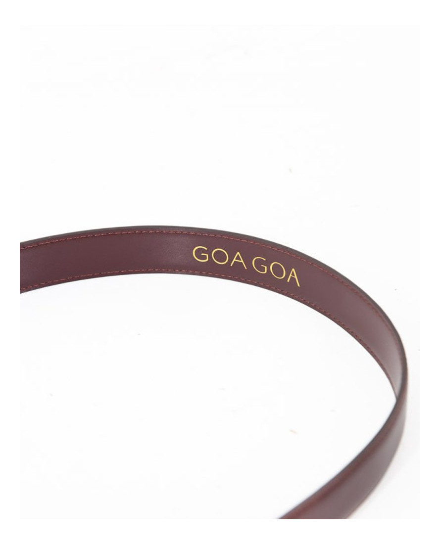 Cinturon Luxor Granate GoaGoa