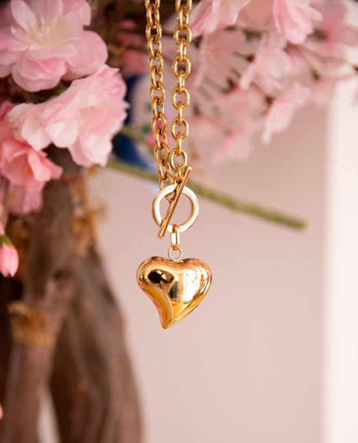 Collar Heart Gold