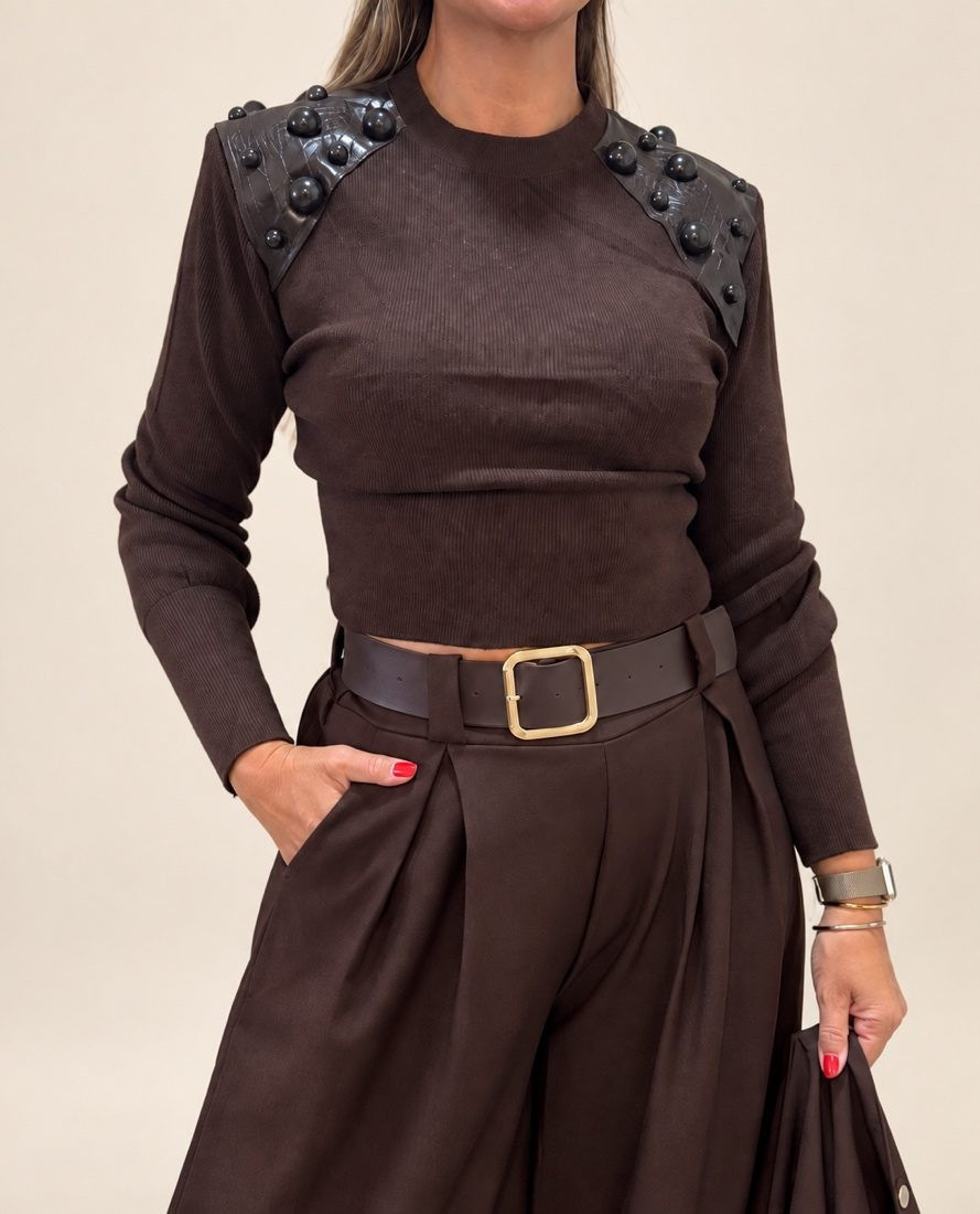 Jersey Onix Marron