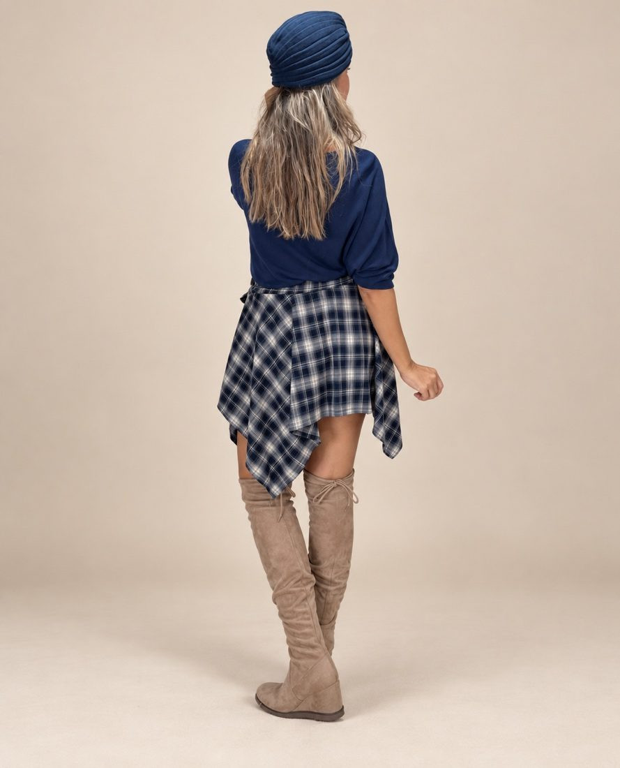 Conjunto Escocia Azul