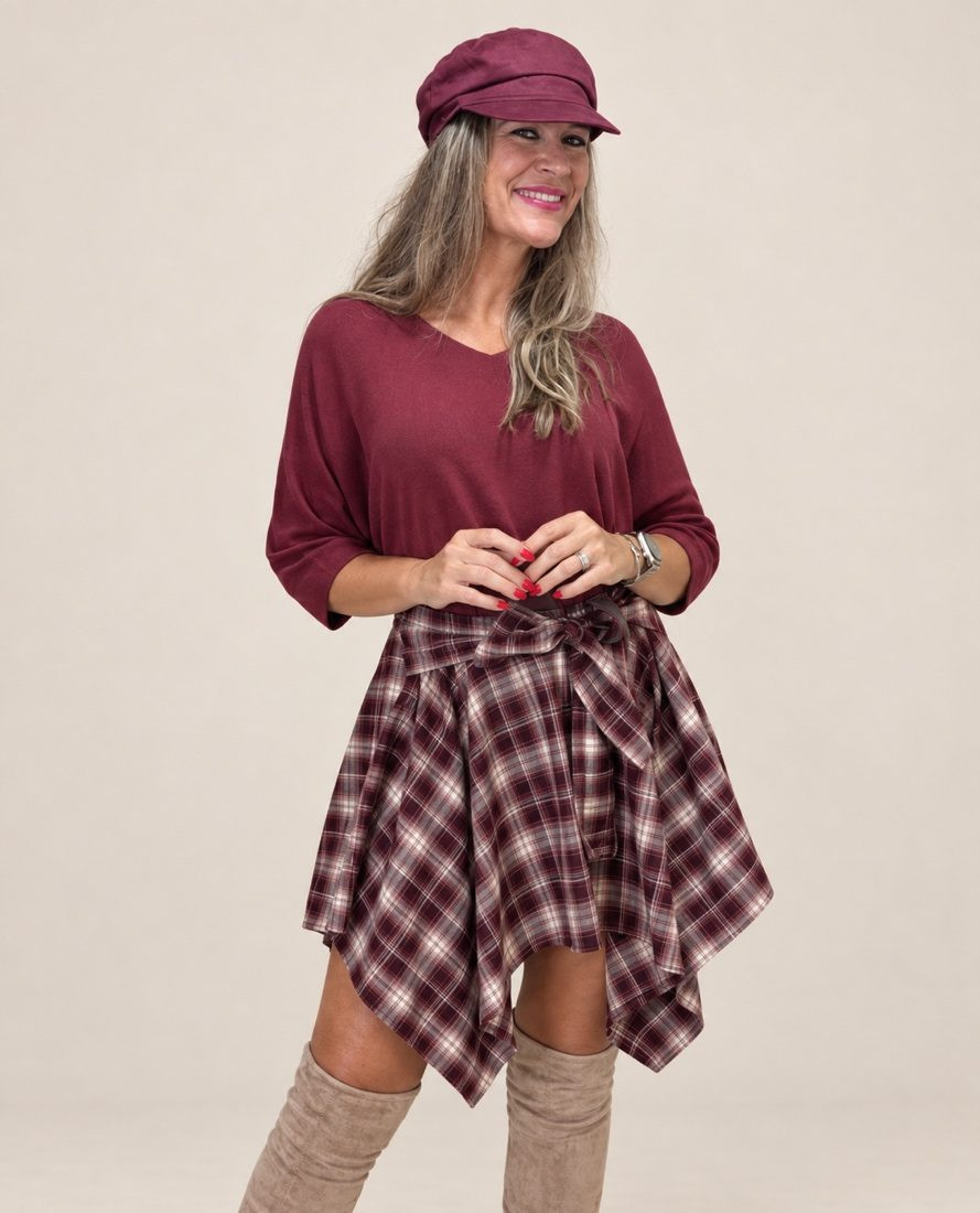Conjunto Escocia Burdeos