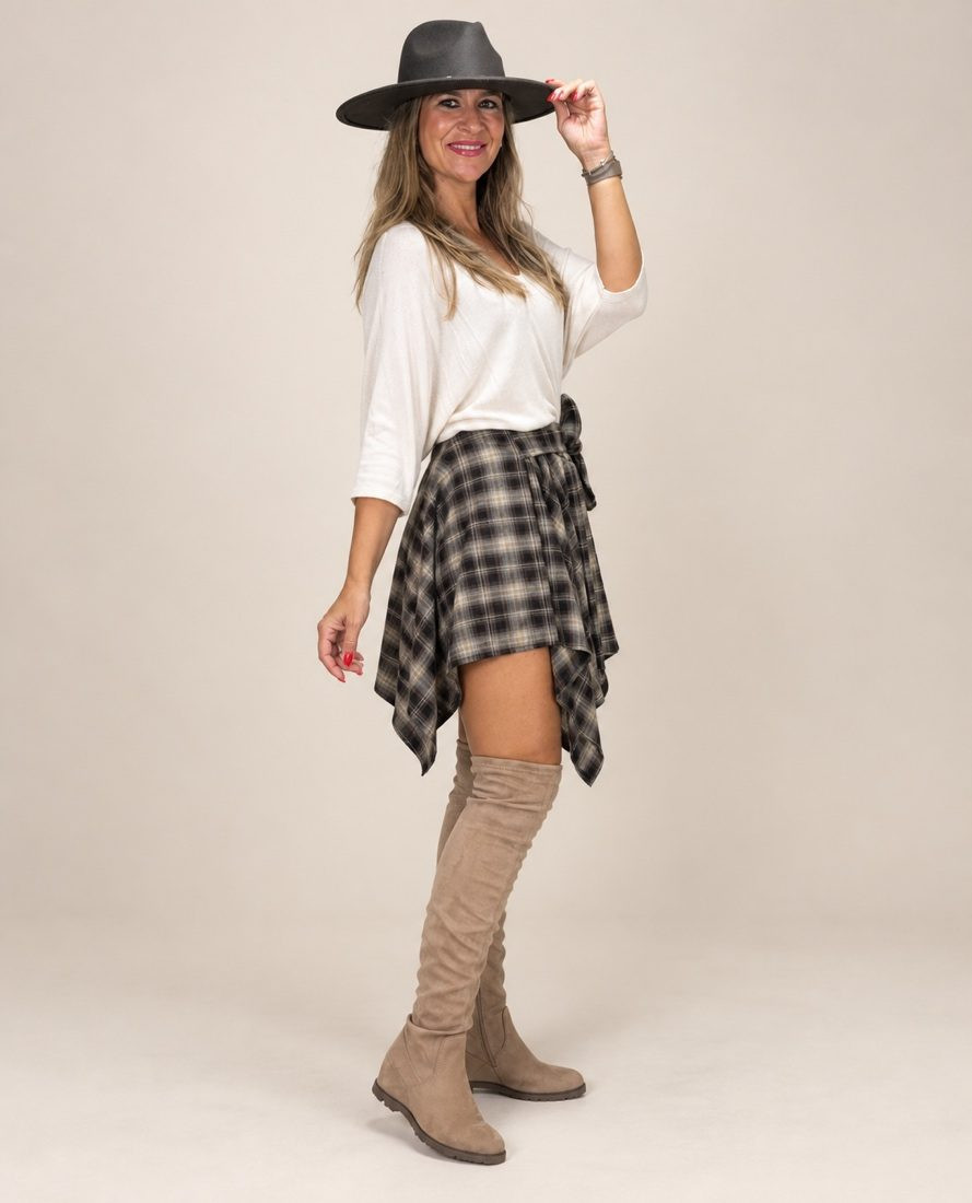 Conjunto Escocia Marron